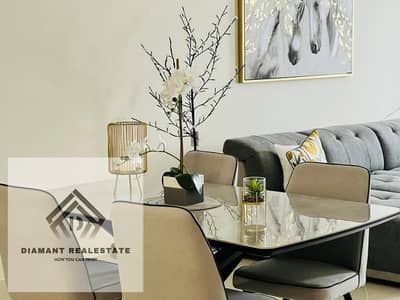 Hotel apartment fully furnished with AC's+appliances in Al Shorouk, offering highest rental yield, Next to BUE, with flexible payment plans.