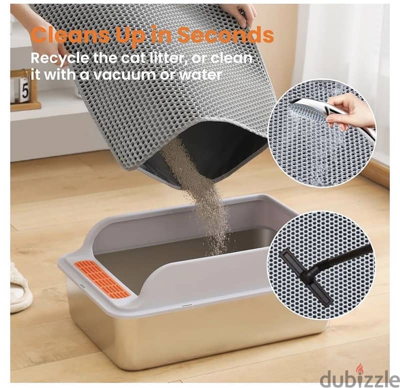 Litter box and mat 2