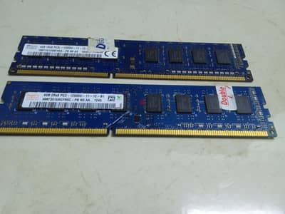 قطعتين رام ٤ جيجابايت ddr3