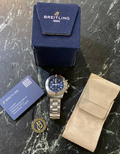 Breitling Chronograph Stainless Steel – Blue Dial