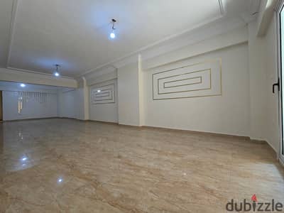 Apartment for rent in Gleem for 16 thousand and an area of 175m 3 rooms and 2 bathrooms and 2 receptions new building on a main street
