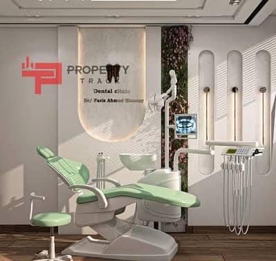 30-meter clinic with a main city medical entrance, fully finished + air conditioning + licenses