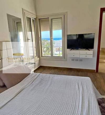 Chalet for sale at cash price, fully finished on the lagoon directly with an open view in La Vista Ras El Hikma