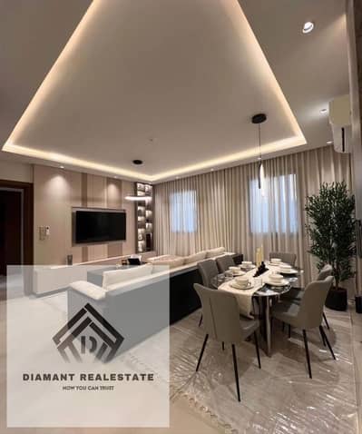 Lowest price for Apartment 3Bed in New Capital with Panoramic views of all world's embassies, excellent discount Over 12Years, Steps from airport