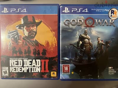 Red dead redemption 2 & god of war