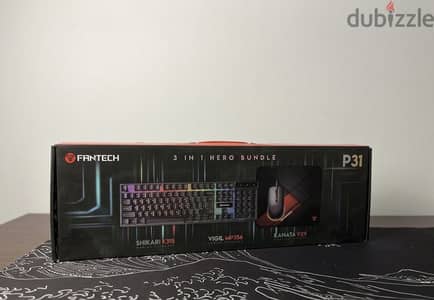 FANTECH  p31  ماوس وكيبورد وماوس باد باندل ممتاز كسر زيرو