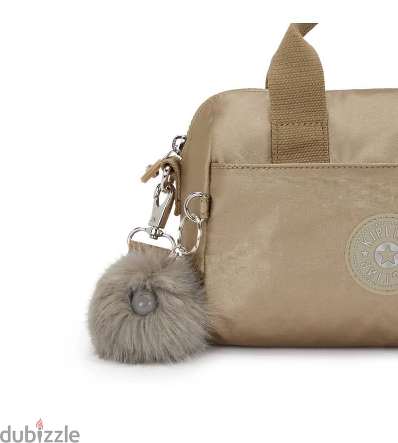 Authentic KIPLING ODETTE METALLIC SHOULDER BAG 3