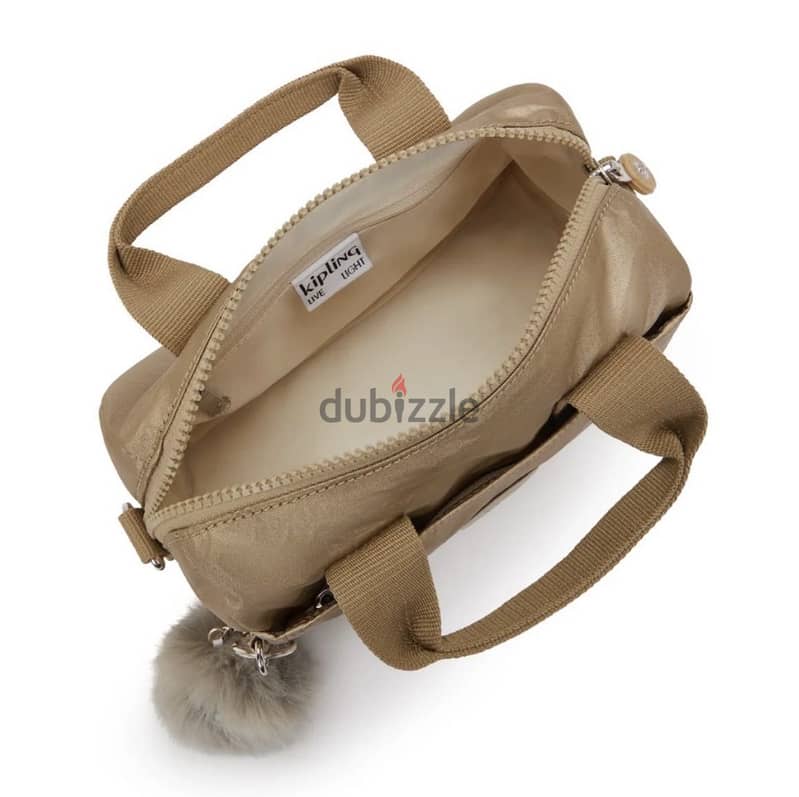 Authentic KIPLING ODETTE METALLIC SHOULDER BAG 4