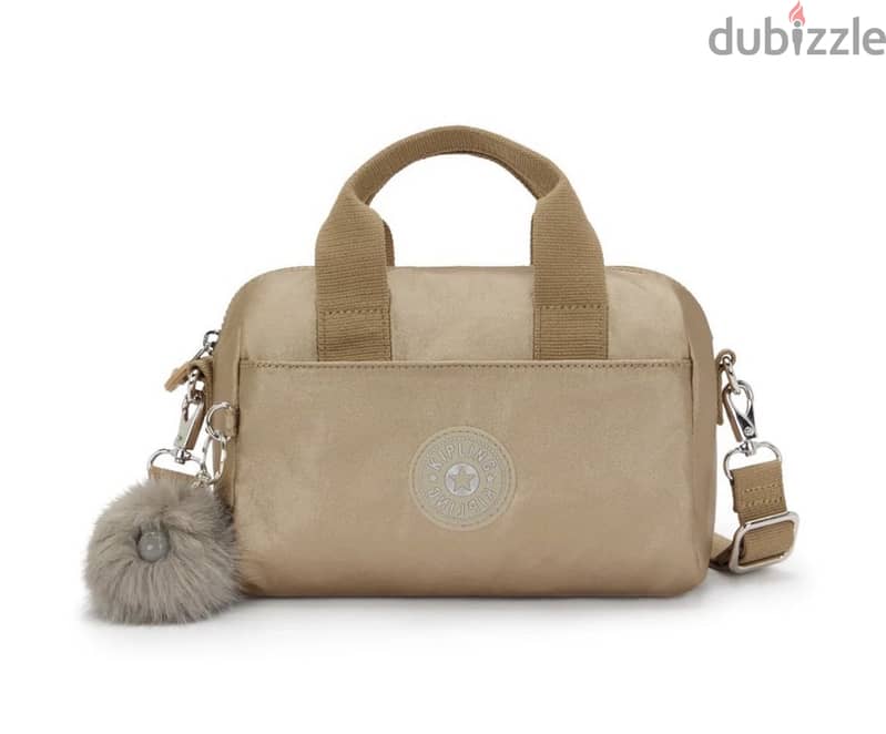 Authentic KIPLING ODETTE METALLIC SHOULDER BAG 6