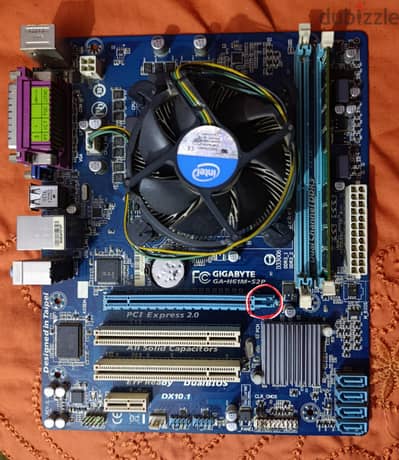 بندل Gigabyte H61 + Core i5 3470 بالفانة الأصلية - بسعر لقطة