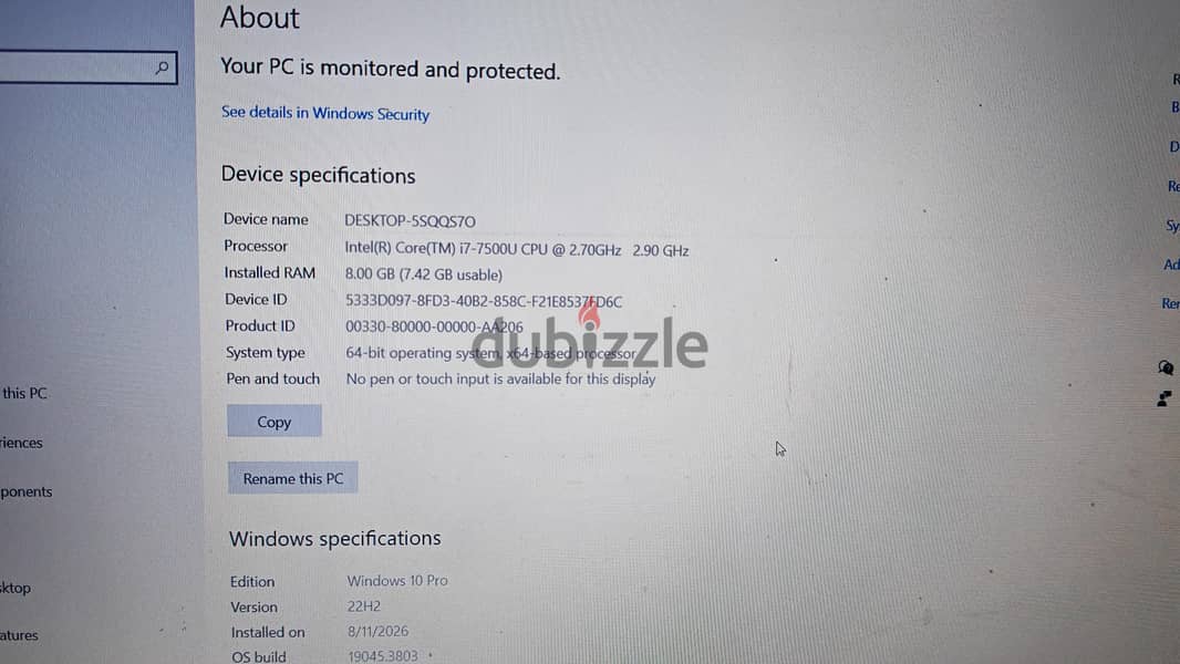 HP probook 450 g4 1