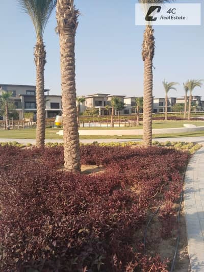 ready to move apartment fully finished-very prime location - open view - for sale in swan lake new cairo