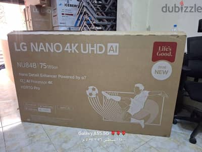 شاشة ال جي ٧٥ بوصة ٢٠٢٦ نانو ريموت ماجيك سمارت فور كي رسيفر داخلي فرز شاشة ال جي ٧٥ بوصة ٢٠٢٦ نانو ريموت ماجيك سمارت فور كي رسيفر داخلي فرز