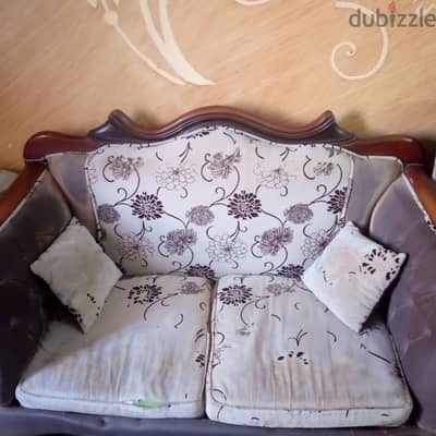 طقم أثاث كامل للبيع: أنتريه وسفرة ونيش بسعر لقطة (أنتريه + سفرة + نيش)