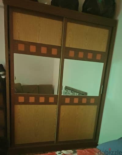 huge dining table + 2 buffet  seperated+ دولاب