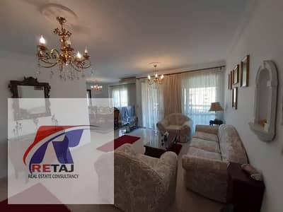 Furnished apartment for rent in Al Rehab, Group 69, Phase 4