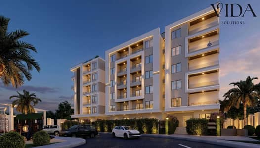 apartment for sale 124 sqm in Riza Compound in the Green Revolution area with a 10% down payment and installments for up to 10 years.