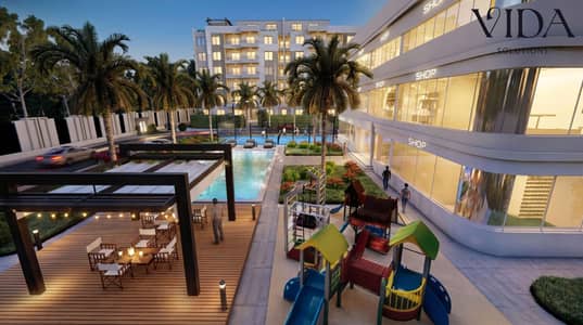 apartment for sale 88 sqm in Riza Compound in the Green Revolution area with a 10% down payment and installments for up to 10 years.