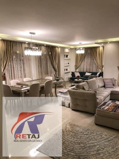Furnished apartment for rent, 200 square meters, in the Fifth Settlement, Fifth Settlement villas.