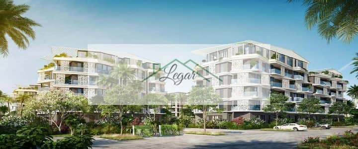 Apartment for sale in Badya Palm Hills Compound, 6th of October City, 125 sq m, fully finished, at a bargain price.