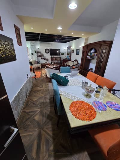 Ground floor apartment for sale in the tenth neighborhood Sheikh Zayed fully furnished