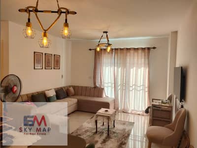An exceptional opportunity to rent a fully furnished, 79-square-meter apartment in Madinaty (B12) at a great price—a real find.  The unit is fully air