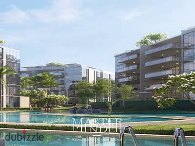 Apartment overlooking water features for sale with installments till 2031 in Lake View residence 2 - New Cairo