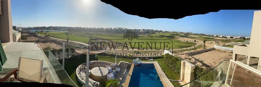 Fully Furnished Standalone Villa First row golf Very prime location with private pool for sale in Hacienda Bay