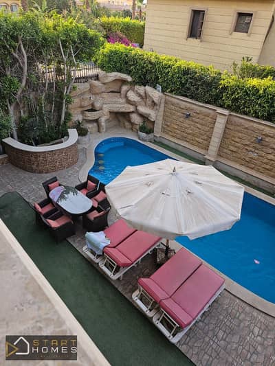 Villa for sale in Al Rehab City with swimming pool