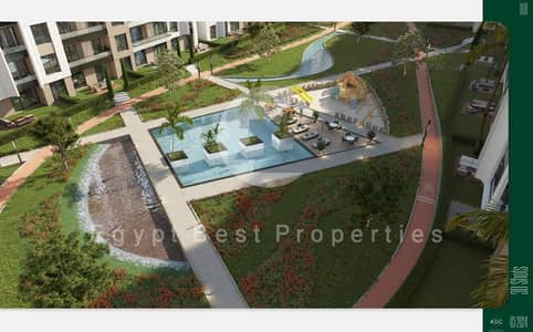 Apartment for sale in the heart of Sheikh Zayed – 195 sqm – 3 bedrooms - living room - and 3 bathrooms –looking land scape – only 10% over 10 years