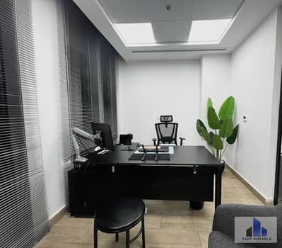 fully finished office for rent in new cairo CFC very prime location 96 meter under market price