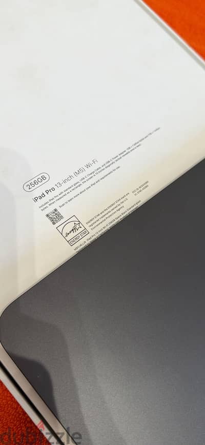 Ipad pro M5 , 13 inch , 256g , 12 ram , Wifi , battery 100% , Black