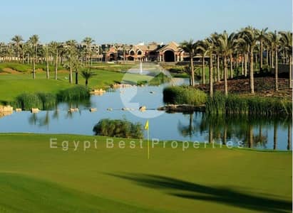 Second row golf 3/4 Finished with private pool Town house for sale in Katameya Dunes 5th settlement new cairo