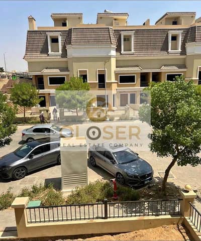 For quick sale Corner villa 206m 4BR inst over 12Y in Sarai directly on the Suez Road 54% Disc