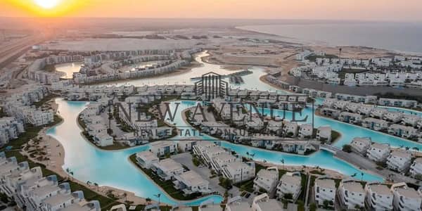 شاليه لاجون فيو في فوكا باي الساحل الشمالى  متشطب بالكامل بأقساط حتى 2031  NORTH COAST Fouka Bay