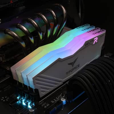رامات 16 جيجا - T-Force Delta RGB 16GB (2x8GB) DDR4 3200MHz