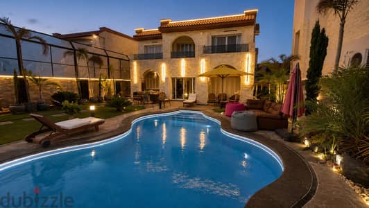 Standalone 600m² Sea View Villa, Private Pool, Ultra Luxury جولدن بيتش