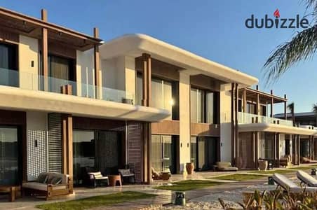 شالية للبيع متشطب بالتكيفات بفيو علي الاجون و البحر بمشروع زويا بجوار غزالة باي بسيدي عبد الرحمن