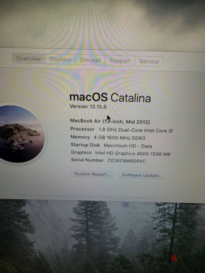MacBook air 2012 2