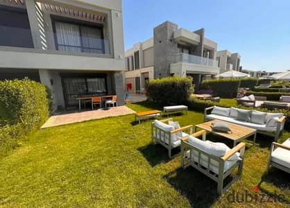 Chalet for less than its price, immediate delivery in La Vista Ras El Hekma with a distinctive view of the sea