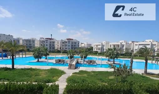 باقل من سعر الماركت شاليه تشطيب كامل بالتكييفات و الاجهزة و الفرش ارضي بجاردن ريسيل فوري في امواج الساحل الشمالي جاهز للمعاينه و الاستلام