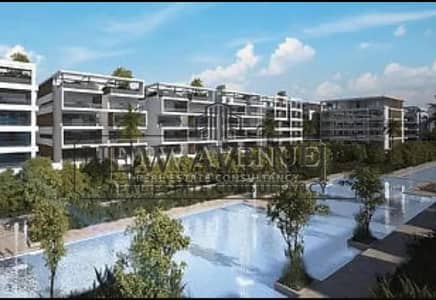 Fully finished and furnished Ground apartment with garden on landscape view for rent in Lake View Residence New Cairo developed by O Residence