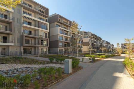 Two-bedroom apartment for sale in a prime location in the New Administrative Capital, next to the Green River in the R4 zone, within Palm Hills Capita