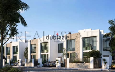 Townhouse villa available for sale with a 10% down payment in Moon Hills Compound, located in the heart of Sheikh Zayed (Green Belt area)