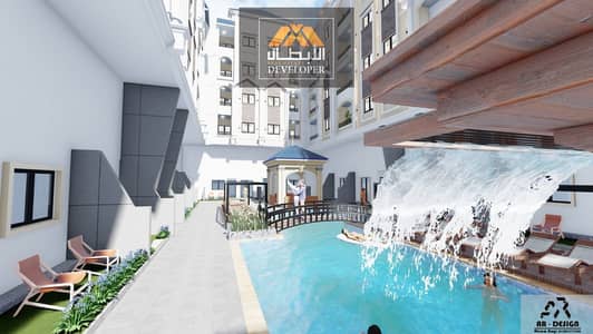 ستوديو 40م فيو حمام سباحه بالحجاز الرئيسي - عقد اخضر - كمبوند متكامل - بمقدم25% فقط - خصم 20% للكاش