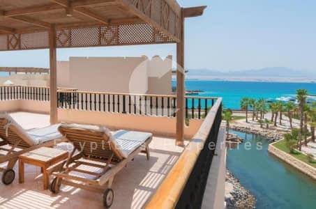 FOR SALE LAST CHALET SEA VIEW WITH ONLY 5% DOWN PAYMENT OVER 8 YEARS IN SOMA BAY RED SEA!!!