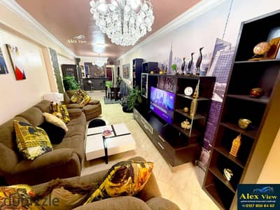For sale, an ultra-lux Apartment in Sidi Bishr Bahri, parallel to Mohamed Nagib, minutes to the sea.