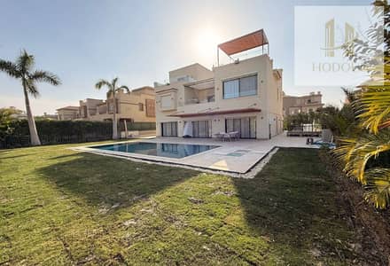 Luxury villa for rent in PK1 , 5th Settlement – New Cairo. Fully furnished with hotel-style furniture, with pool - Best price in the market.