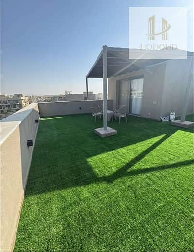 Premium Furnished Studio Penthouse with Roof for Rent in Villette V Residence, Fifth Settlement, New Cairo