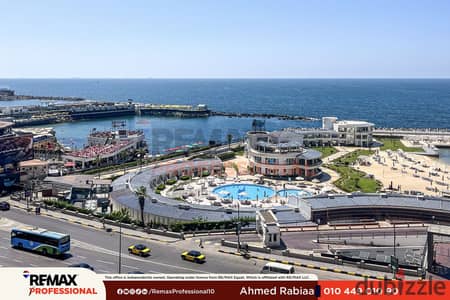 Furnished for rent with direct sea views Apartment for rent in Rushdi, 125m